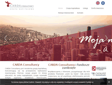 Tablet Screenshot of carda.pl